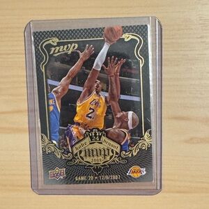KOBE BRYANT Upper Deck MVP 2008 Basketball Card